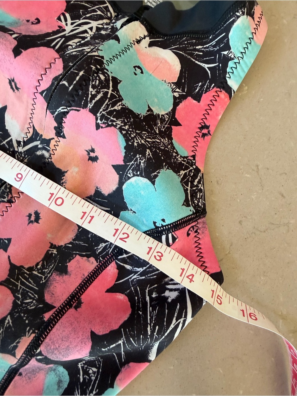 Billabong Andy Warhol Wetsuit Floral Neoprene Spring Surf Suit Swimsuit Swim 6 - Picture 6 of 9